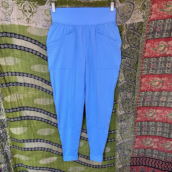 Free People Movement Baby Blue High Fives Joggers Size Small - Picture 2 of 16